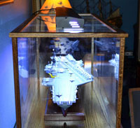 model ship acrylic display case