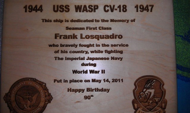 Frank Losquardo USS Wasp