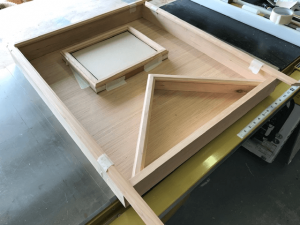 American Flag Display Case Assembly