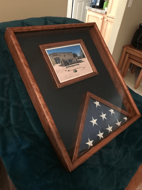 American Flag Display Case