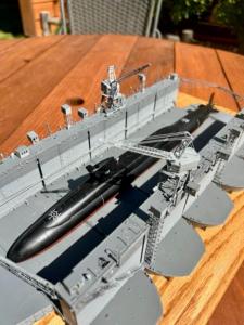 Jim Farrens diarama of sub service dock