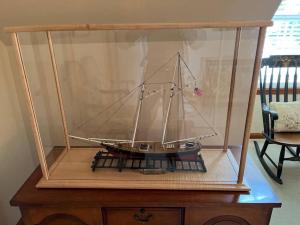 Tommy James and the Shondells model ship display case