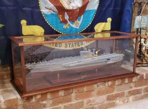 USS America display case