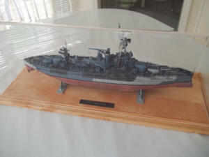 USS_New_York model ship display