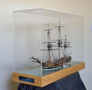 model ship display case 7
