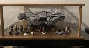 The Millennium Falcon Lego Display Case